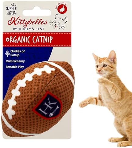 Huxley & Kent Power Plush Squeaky Dog Toy, HK Football by HuxleyKent