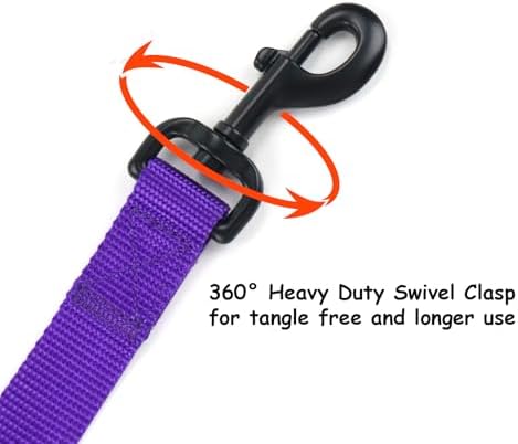 Wagtime Club Heavy Duty Double Handle Dog Leash for Large Medium Small Dogs - Image 3