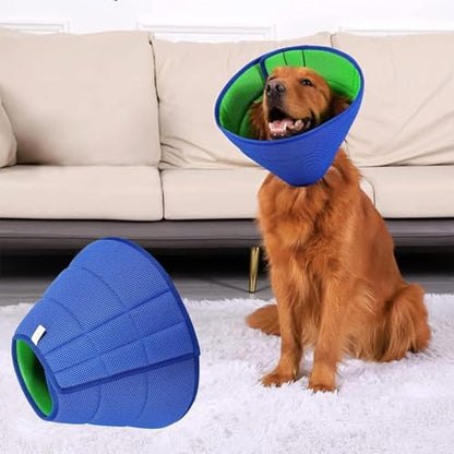 Soft Dog Cone Recovery Collars & Cones After Surgery for XXLarge Dogs - Image 6
