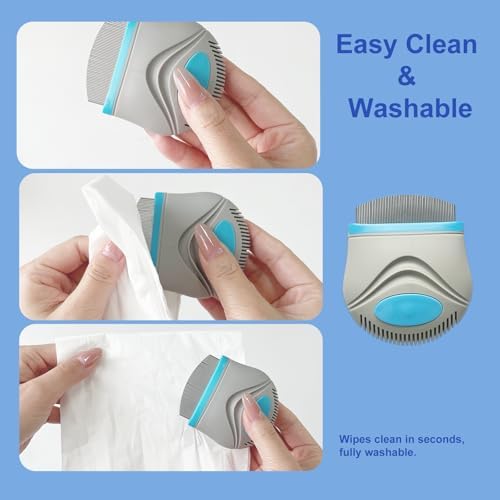 Stainless Steel Pet Grooming Comb Rounded Teeth Eye Care Tool for Dogs Cats - Image 7
