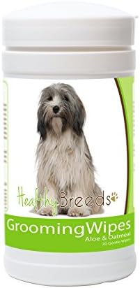 Healthy Breeds Tibetan Terrier Grooming Wipes 70 Count by HealthyBreeds
