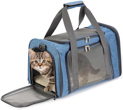 Mr. Pen- Pet Carrier, 17.5" x 11.2" x 11.5", Medium Size, Blue by MrPen