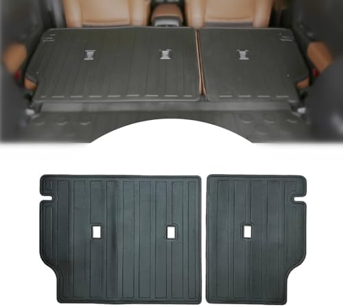 Cargo Liner Compatible with 2021-2026 Bronco Sport Trunk Mat Back Seat Cover Protector (Backrest Mats) by YEBOOCA