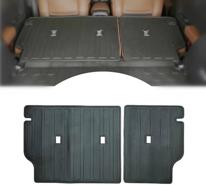 Cargo Liner Compatible with 2021-2026 Bronco Sport Trunk Mat Back Seat Cover Protector (Backrest Mats) by YEBOOCA