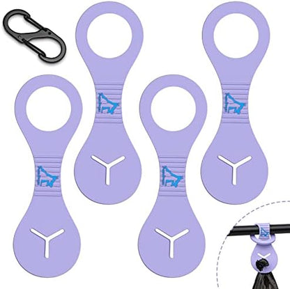 Dog Poop Bag Holder for Leash Waste Bag Carrier Dog Poop Bag Dispenser for Walking Running Bicycle Accessory 4 Pieces by PuppyDoggy