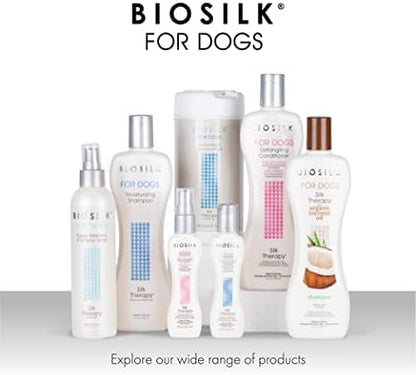 BioSilk for Dogs Silk Therapy Detangling Conditioner, 12 Fl Oz, 6-Pack - Image 7