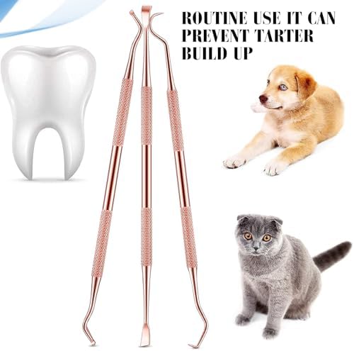 Hotop Dog Tooth Scaler Scraper Dental Tool Stainless Steel,Rose Gold - Image 6
