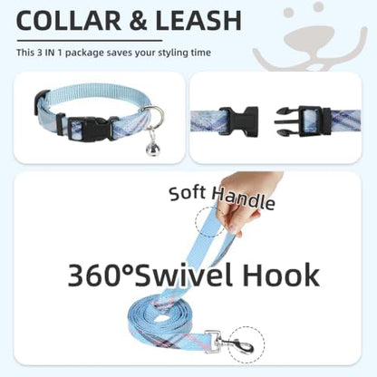 PUPTECK Dog Harness, Collar and Leash Set No Pull for Small Medium Sized - Image 4