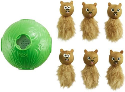 Outward Hound by Nina Ottosson Dog Snuffle N' Treat Ball Puzzle, Level 2 Intermediate, Green, Large by OutwardHound