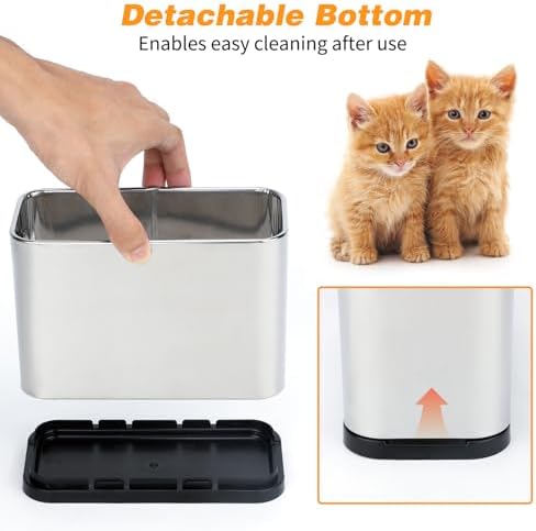 Metal Litter Scoop with Holder, Cat Litter Scooper and Caddy Set - Image 6