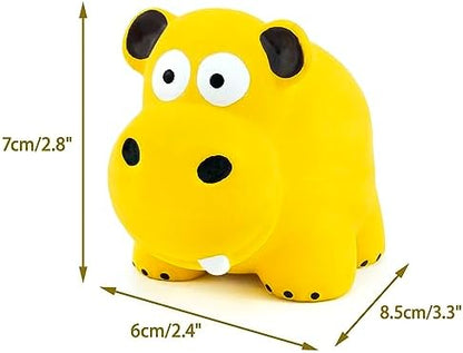 CHIWAVA 3PCS 3.2'' Squeak Latex Puppy Toy Standing Animal Set for Small Dog - Image 4
