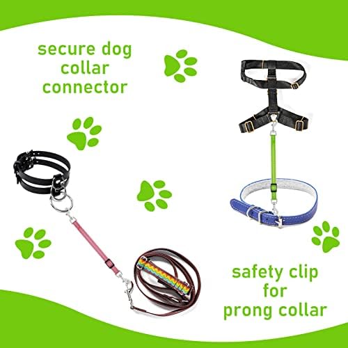 Cobee Dog Collar Clips, 2 Pcs Reflective Nylon Prong Collars Backup - Image 4