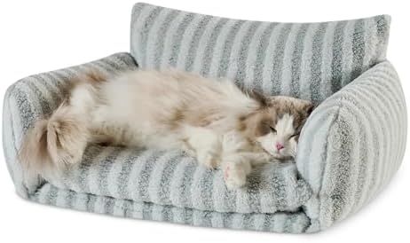 Hollypet Cat Bed Small Dog Orthopedic Couch Beds for Pets up to 20 lbs by Hollypet