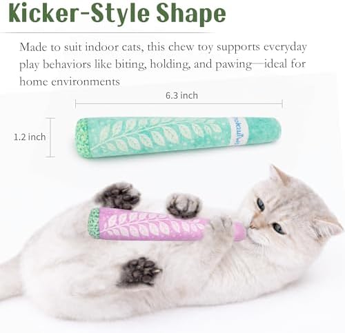 Cat Nip Toys with 45000mg A+ Organic Catnip Kicker Chew Toy Indoor - Image 5