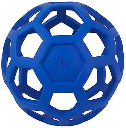 JW Pet HOL-ee Roller Dog Puzzle Ball, XL 7.5in, Natural Rubber by JWPet