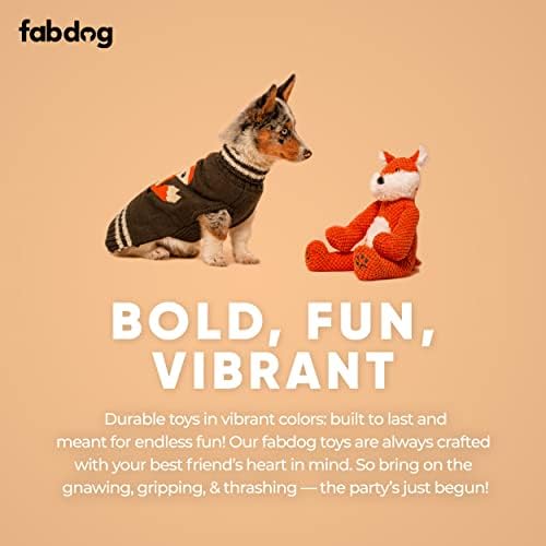 fabdog Floppies Plush Dog Toy - Cute & Durable Squeaky Dog Toys - Best Squeak Toy for Puppies and All Breeds | Ideal Pet Gift| Large Octopus - Image 4