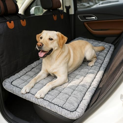 Backseat Dog Bed Non-Slip, Dog Bed for car Back seat Non-Slip, Backseat pet Bed mat, Backseat Dog Bed mat for car by Unknown
