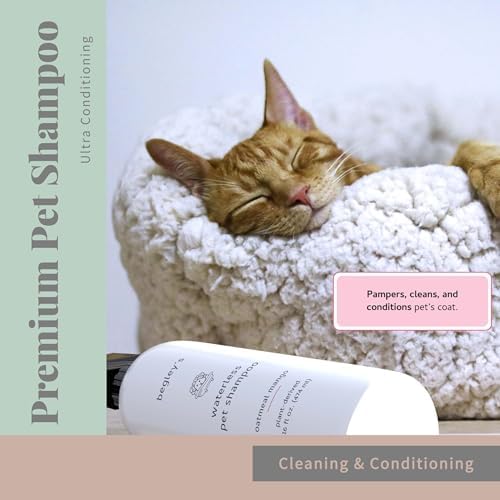 Begley's No Rinse Waterless Pet Shampoo, Bathless Cleaning, Deodorizing, and Odor Removal for a Shiny, Fresh Smelling Coat - Effective for Dogs, Puppies, and Cats - Fresh Tea Tree Scent - Image 3