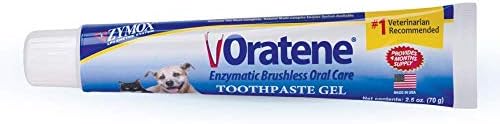 Pet King Brands ZYMOX Oratene Brushless Toothpaste Gel for Dogs and Cats, 2.5oz by PetKingBrands