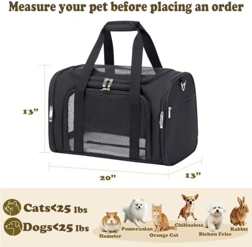Cat/Dog/Pet Carrier Soft-Sided, Foldable Pet Travel Bag - Image 2