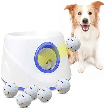 Automatic Dog Ball Launcher, with 6 2.3" ETPU Balls, for Small/Medium Dogs by Unknown