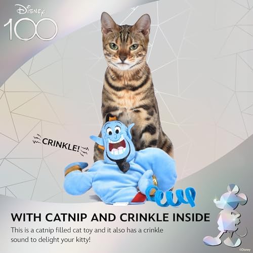 Disney for Pets Aladdin Genie Catnip Coil Cat Toy, 9 Inch - Image 3