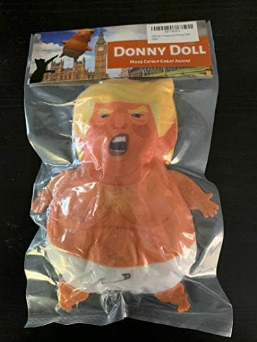 Donny Doll - Baby Donald Trump Blimp Plush Doll - Catnip Trump Toy, Baby Trump. Novelty Toy/Balloon Protest/Cat Toy/Gag Gift; White Elephant; Christmas Shelf Elf - Image 6