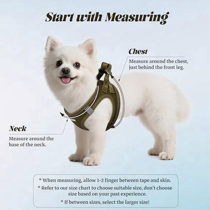 No Pull Dog Puppy Harness and Leash Set Reflective Mesh Vest XX-Small - Image 2