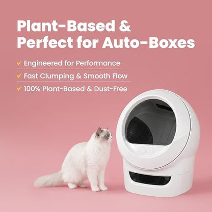 Lady N Tofu Cat Litter, Low Dust Compatible with Auto-Box Yosemite 18lb - Image 2