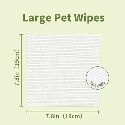 IMMHABI 100 Unscented Pet Wipes for Paws & Butt Plant Based Hypoallergenic Pets Cleansing & Deodorizing Anal Gland Hygienic Puppy Wipes for Dogs Face & Body Cat Wipes Cleaning Fur Doggie Wipes - Image 4