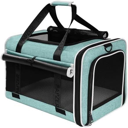Cat Carrier for Travel, Soft-Sided, Top Loading, Privacy Curtain, to 20 lbs by Comfortforyourpets