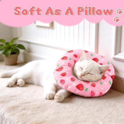 Cat Cone Collar Soft, Small Waterproof Cat Recovery Collar - Image 2