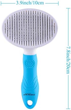 Cat Brush for Shedding, Self Cleaning Slicker Brush - Skin Friendly Deshedding Grooming Tool for Dogs Cats Rabbit Massage Removes Loose Undercoat - Image 4