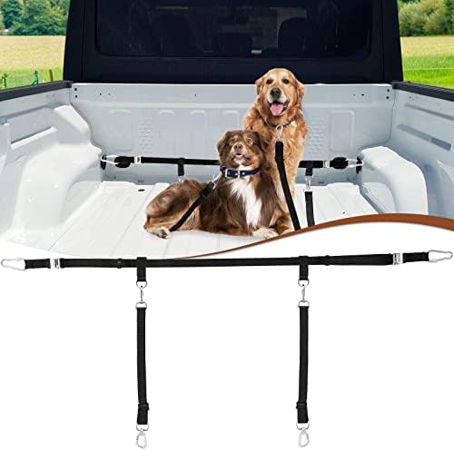 Snagle Paw Dog Leash for Truck Bed, Up to 150 lbs, for 2 Dogs by SnaglePaw