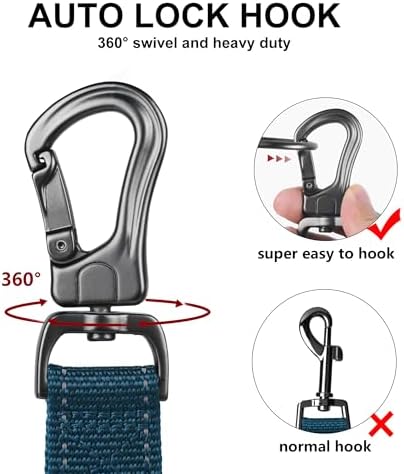 Twoear 4FT 1IN Heavy Duty Dog Leash for Large Dogs with 2 Padded Handles - Image 3