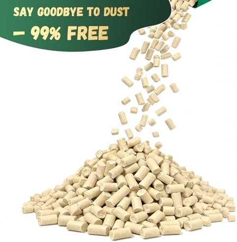 IMMCUTE Zeolite Litter Pellets, 9lb Bag Lasts 60 Days, Odor Control Cat Litter Pellets with Extra 10 Ct Pee Pads, Non Clumping Cat Litter, Low-Tracking, Unscented - Image 6