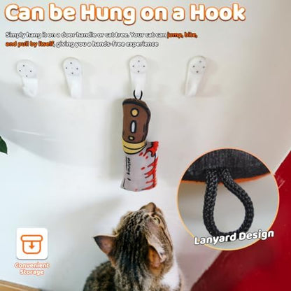Catnip Toy [2000mg Premium Catnip], Cleaver Style Cat Kicker Toy - Image 4