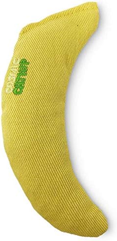 100% Catnip Filled Banana Toy (One Size) (Yellow) by Cosmic+Catnip
