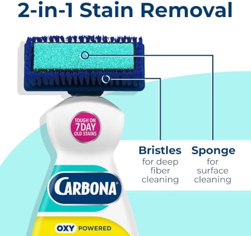 Carbona 2-in-1 Oxy-Powered Pet Stain & Odor Remover (22 Fl Oz, 1 Pack), Carpet Spot Cleaner Removes Urine Odor, Lifts Mud & Vomit Stains, Prevents Resoiling - Image 4