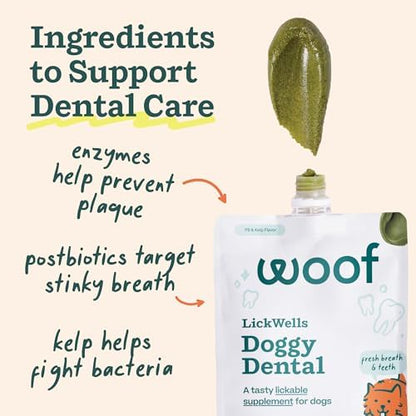 Woof LickWells Doggy Dental Dog Lick Mat Spread, 12 oz - Image 6