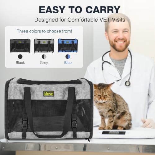 Pet Carrier 20"x13"x13", Foldable Soft Travel Bag for Cats & Dogs - Image 5
