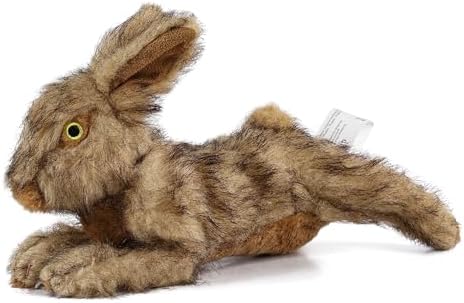 ALL FOR PAWS Brown Rabbit Pet Plush Toys, Dog Squeaker Toy, Large by Home