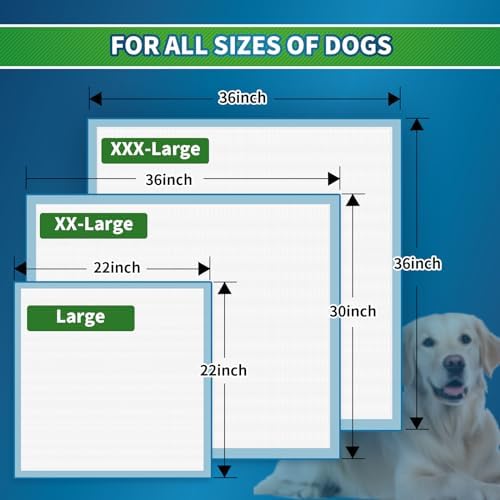 Pee Pads for Dogs Large 30”x 36”, 50 Count Puppy Pads Pet Training Pads Disposable Upgraded Odor Control, Potty Pads Absorbent - Image 5