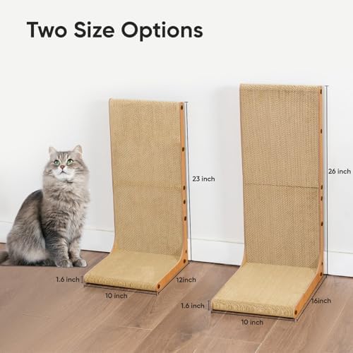 Cat Scratcher, L-Shaped Cat Scratching Pad, 23 Inch, Small - Image 4
