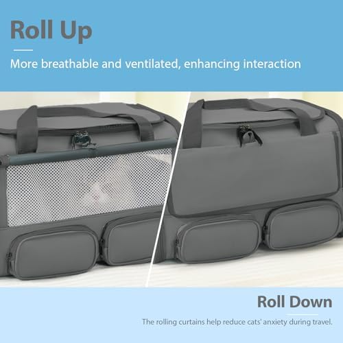 Cat Carrier for Pets up to 15 lbs, Soft-Sided Collapsible Pet Carrier - Image 6