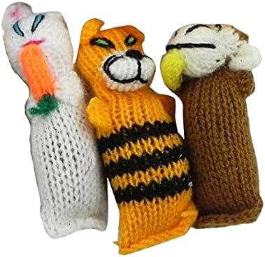 Barn Yarn Hand Knit Wool Cat Toy, stuffed with Organic Catnip (3 pack) by ChillyDog