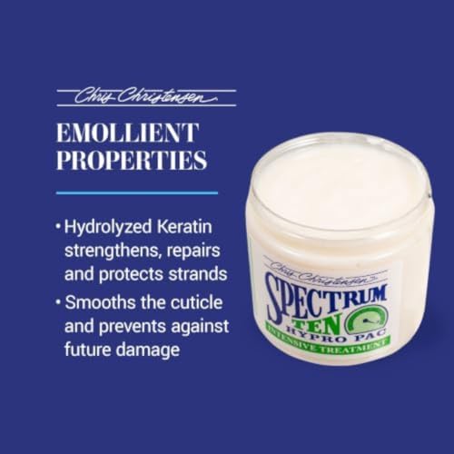 Chris Christensen Spectrum Ten Hypro Pac, Intensive Conditioning Coat Treatment for Dogs, Restore Dry, Damaged Coats, Groom Like a Professional, 16 oz. Jar - Image 3