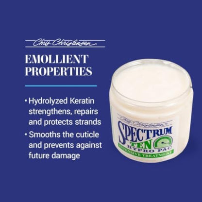 Chris Christensen Spectrum Ten Hypro Pac, Intensive Conditioning Coat Treatment for Dogs, Restore Dry, Damaged Coats, Groom Like a Professional, 16 oz. Jar - Image 3