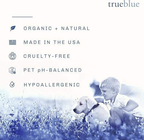 TrueBlue Grapefruit & Chamomile Deodorizing Dog Shampoo – Cleansing Wash, Moisturizing – Toxin Free, Natural Botanical Blend – Tearless – 12 Fl. Oz. - Image 5