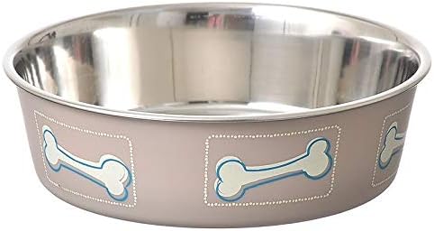 Loving Pets Coastal Bella Bowl for Dogs, Medium, Sand